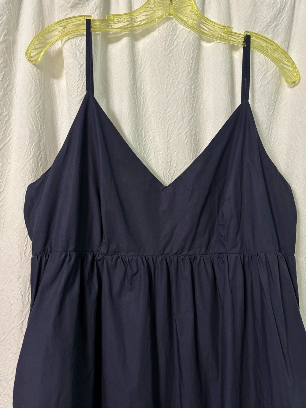 Quince Navy Blue Maxi Dress with Spaghetti Straps Size L - Picture 6 of 13